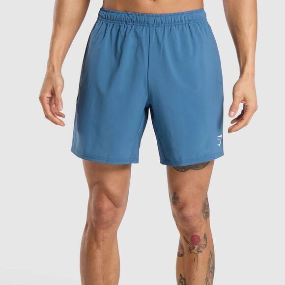 Gymshark‎ Arrival shorts 7” Mens Medium Blue NWT in packaging - Picture 1 of 6